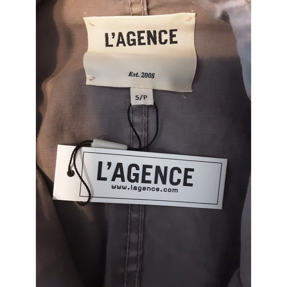NWT L'AGENCE Samantha Safari Button Belted Jacket Size S - Picture 8 of 8